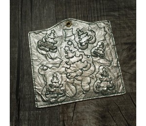 Stickdatei ITH - Einsteckhüllen Christmas Backgrounds quadratisch